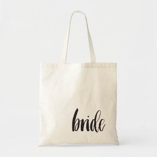 BRIDE Wedding Canvas tas (Voorkant)