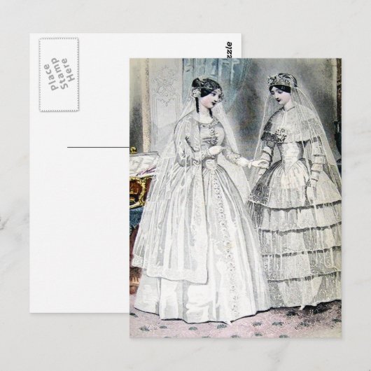  bride Wedding Dress Briefkaart (Voorkant / Achterkant)