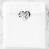 bride Wedding Dress Hart Sticker (Tas)