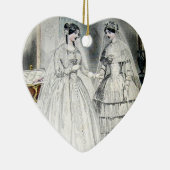  bride Wedding Dress Keramisch Ornament (Rechts)