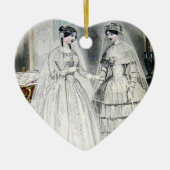  bride Wedding Dress Keramisch Ornament (Voorkant)