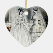  bride Wedding Dress Keramisch Ornament (Achterkant)