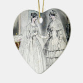  bride Wedding Dress Keramisch Ornament (Links)