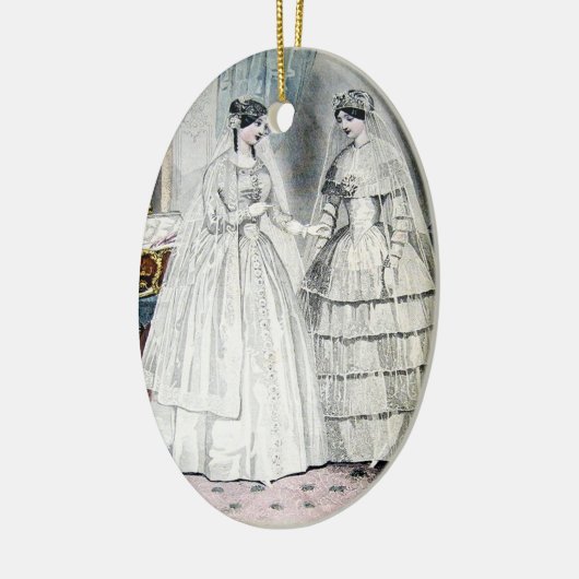  bride Wedding Dress Keramisch Ornament (Links)