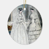  bride Wedding Dress Keramisch Ornament (Links)