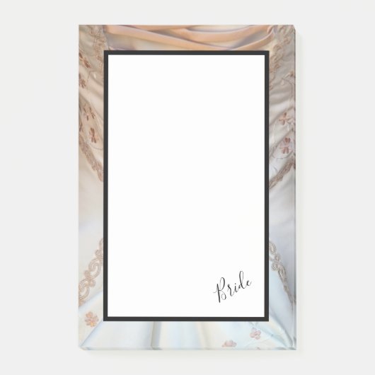 Bride Wedding Dress Post-it® Notes (Voorkant)