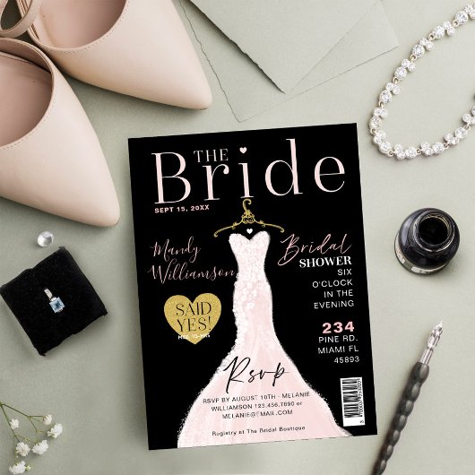 Bride Wedding Dress Vrijgezellenfeest Magazine Hoe Kaart