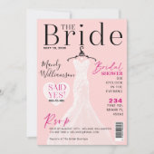 Bride Wedding Dress Vrijgezellenfeest Magazine Hoe Kaart (Voorkant)