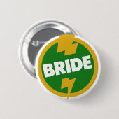 Bride Wedding - Dupree Ronde Button 5,7 Cm (Voorkant /achterkant)
