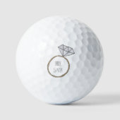 Bride Wedding Golfballen (Voorkant)