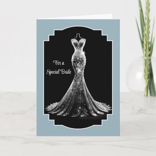 Bride Wedding Kaart (Voorkant)