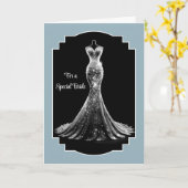 Bride Wedding Kaart (Gele Bloem)