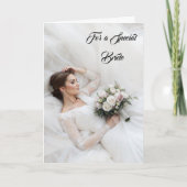Bride Wedding Kaart (Voorkant)