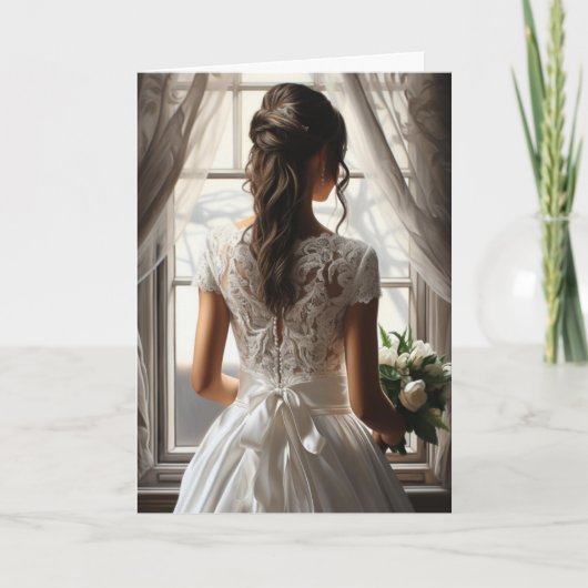 Bride Wedding Kaart (Voorkant)