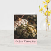 Bride Wedding Kaart (Gele Bloem)