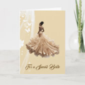 Bride Wedding Kaart (Voorkant)