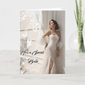 Bride Wedding Kaart (Voorkant)