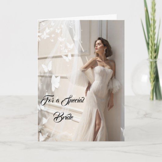 Bride Wedding Kaart (Voorkant)