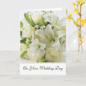 Bride Wedding Kaart (Gele Bloem)