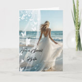 Bride Wedding Kaart (Voorkant)