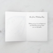 Bride Wedding Kaart (Binnen)