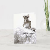 Bride Wedding Kaart (Voorkant)
