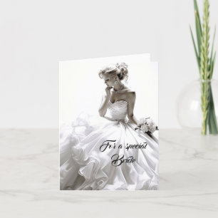 Bride Wedding Kaart