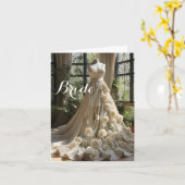 Bride Wedding Kaart (Gele Bloem)