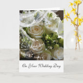 Bride Wedding Kaart (Gele Bloem)