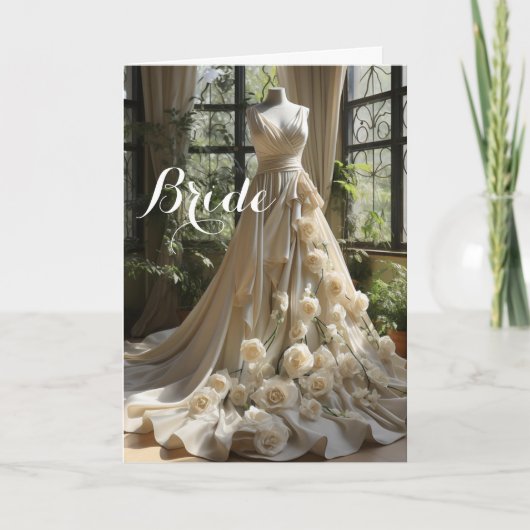 Bride Wedding Kaart (Voorkant)
