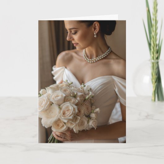 Bride Wedding Kaart (Voorkant)