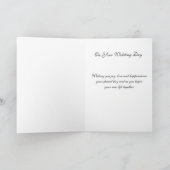 Bride Wedding Kaart (Binnen)