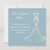 Bride Wedding Kaart (Voorkant)