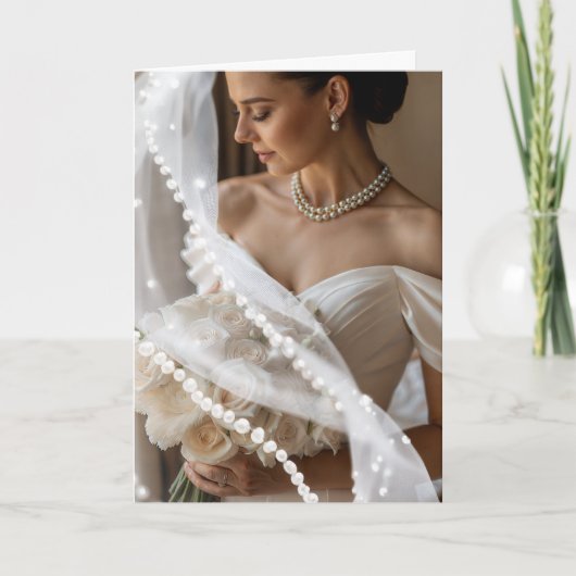 Bride Wedding Kaart (Voorkant)