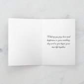 Bride Wedding Kaart (Binnen)