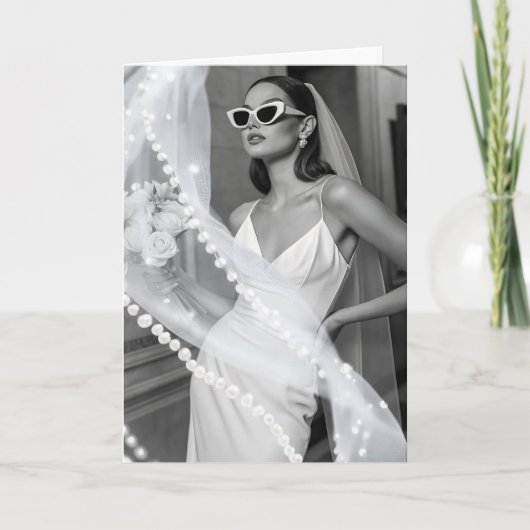 Bride Wedding Kaart (Voorkant)