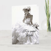 Bride Wedding Kaart (Voorkant)