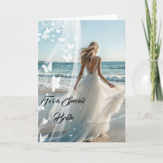 Bride Wedding Kaart (Voorkant)