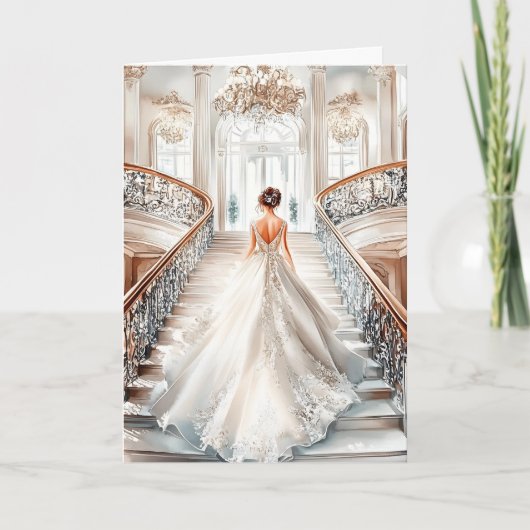 Bride Wedding Kaart (Voorkant)