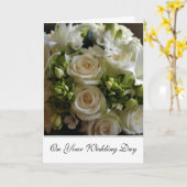 Bride Wedding Kaart (Gele Bloem)