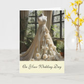 Bride Wedding Kaart (Gele Bloem)