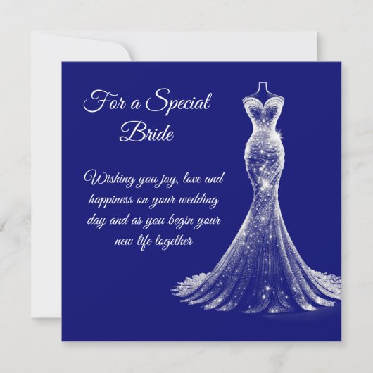 Bride Wedding Kaart (Voorkant)