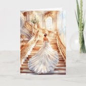 Bride Wedding Kaart (Voorkant)