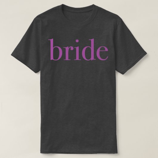 Bride Wedding Party Gift Perfect Clean Pink Tet Ma T-shirt (Design voorkant)