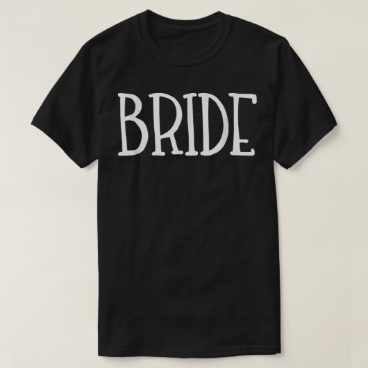 Bride Wedding Party Groom Hand Gedrukt vrouw Brida T-shirt (Design voorkant)