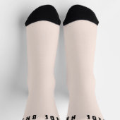 Bride Wedding Party Pink en Black Socks Sokken (Top)