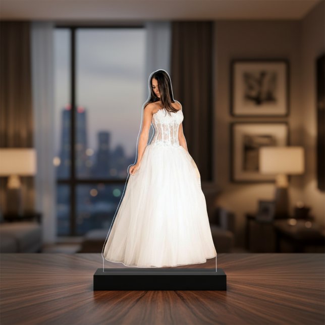 Bride Wedding Photo Cutout Sculpture Staand Fotobeeldje (Bride Wedding Photo Cutout Sculpture)