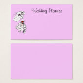 Bride Wedding Planner Visitekaartje (Voorkant /achterkant)