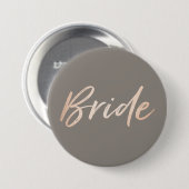Bride Wedding Rehearsal Ronde Button 7,6 Cm (Voorkant /achterkant)