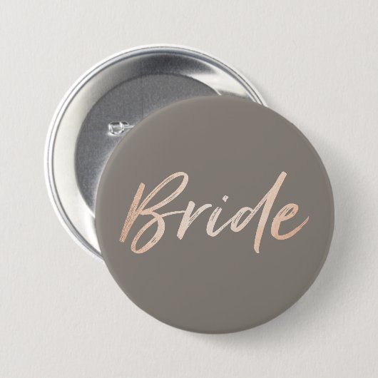 Bride Wedding Rehearsal Ronde Button 7,6 Cm (Voorkant /achterkant)
